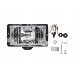 Halogeninis kelio žibintas su chromuotu rėmu 06