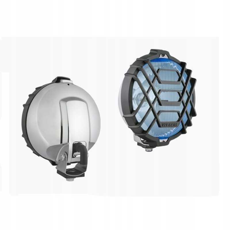 Halogeninis kelio žibintas chromo korpuse