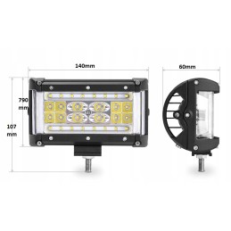 2 x halogeninių LED darbo lempų rinkinys 210w 12 24v