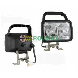 Dviguba halogeninė lempa su šviesos valdymu