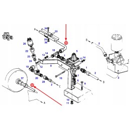 H920880030030 metalinis slėgio reguliatoriaus kabelis