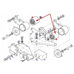 H916500200161 kabinos pakabos amortizatorius