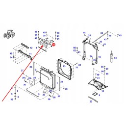 H916201051260 radiatoriaus pagrindas