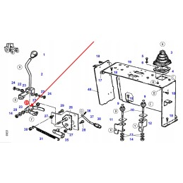 H816960700010 pavarų svirties elementas