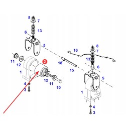 H816500200160 metalo-gumos salono amortizatorius