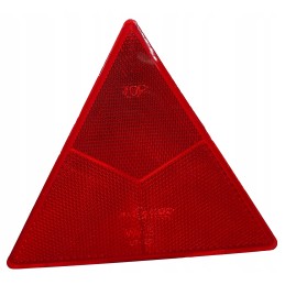 Šviesą atspindintis raudonas įspėjamasis trikampis