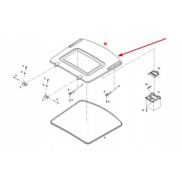 H737812020100 kabinos stogas