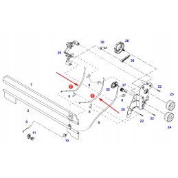 H716810130140 oro srauto valdymo kabelis