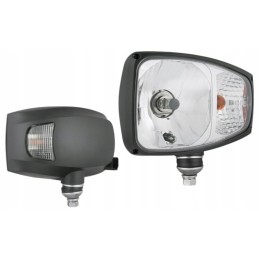 H4 tipo priekinis žibintas su dt04 6p jungtimi, kairysis