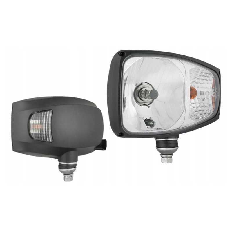 H4 tipo priekinis žibintas su dt04 6p jungtimi, kairysis