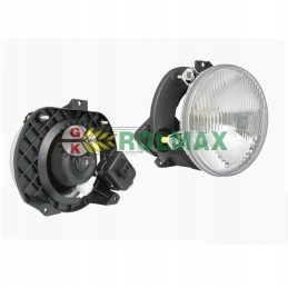 H4 tipo priekinis žibintas su elektrokorektoriumi mul