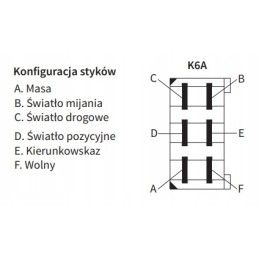 H4 priekinis žibintas su kabeliu ir stiprintuvo jungtimi, kairėje