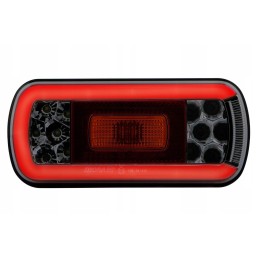 Stačiakampis kombinuotas galinis žibintas, 6 funkcijų LED