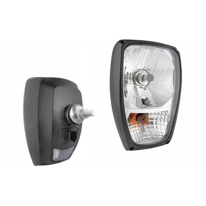 H4 tipo priekinis žibintas su dt04 6p pl jungtimi