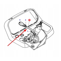 H385400092160 valdymo svirtis