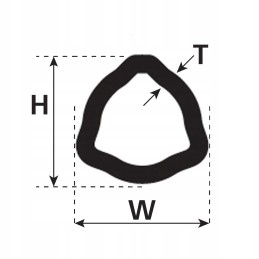 Profilinis vamzdis 3m 6 03 00 4817 6005703071