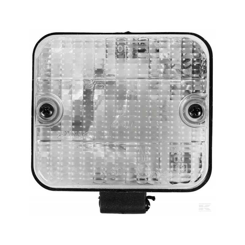 Atbulinės eigos žibintas 87x77mm