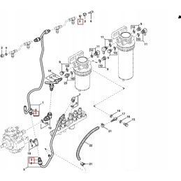 Įpurškimo guminis sandariklis john deere r51936