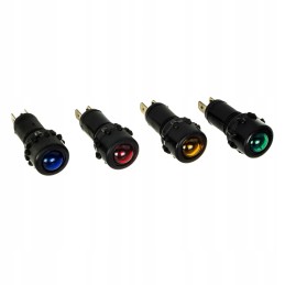 Apvalių LED indikatorių rinkinys 12v, 4 vnt