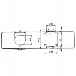 Užvedimo jungiklio korpusas fiat new holland ford 5112124 499810