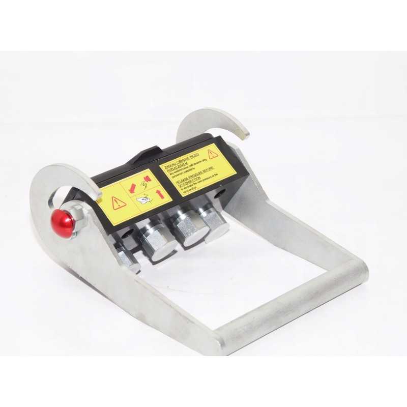 Greita jungtis, 4 kanalų hidraulinė kelių jungtis