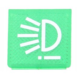 Klaviatūros jungiklio įdėklas 14x14mm šviestuvas
