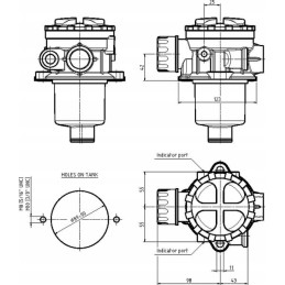 Grąžinimo filtras mpt110 2c a g2 p10 mpt1102g2p10 mp
