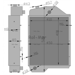 Varinis radiatorius Zetor 5211 7211 7711 72011312