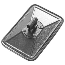 Veidrodis su metaline rankena ir plastikine rankove 3