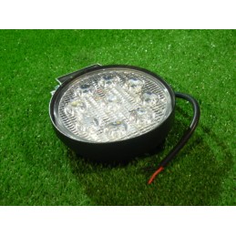 Darbinė lempa 9 LED 12v 24v apvalus halogeninis prožektorius