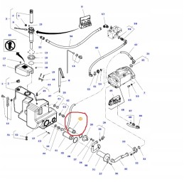 Massey 3787655m2 agco hidraulinės alyvos filtras