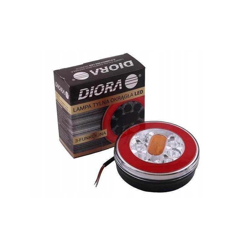 Apvalus, 3 funkcijų galinis žibintas, dio001