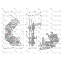Generatoriaus diodinis lygintuvas mf3 naujo tipo expom k