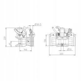 Sauermann automatinis kablys 711171010