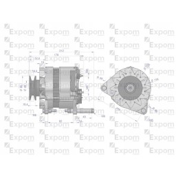Kintamosios srovės generatorius ax 260000 c 360 new type expom eu moto