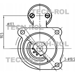 Stiprus starteris r11a 3kw ursus c 330 c 360