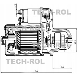 Stiprus starteris r11a 3kw ursus c 330 c 360