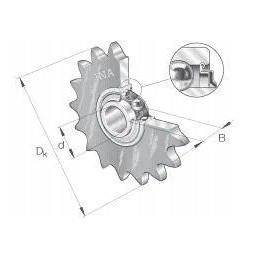 Grandinės įtempiklio ratas