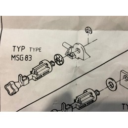 Atsarginė gramatinės sėdynės 137138 dalis