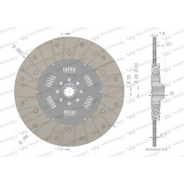 Sankabos disko korpusas warynski 3058405r93w
