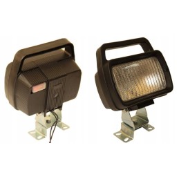 Stačiakampė darbo lempa h3 180x170mm su rankena