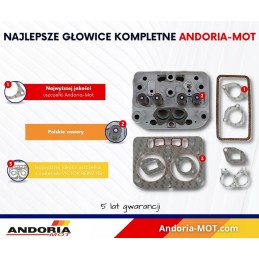 Variklio galvutės komplektas mf 3 cyl Andoria mot