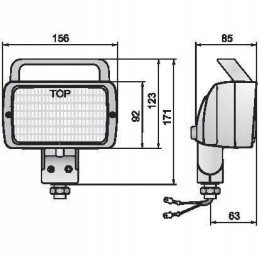 Halogeninė darbo lempa h3 12v lpr3 31582