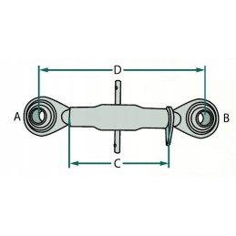 Centrinė jungtis cat 2 2 515 750 ford new holland