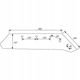 Kk07308086 ašmenys 18 dešinė kverneland