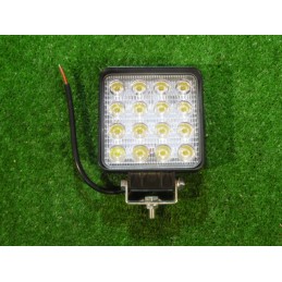 Darbinė lempa 16 LED 12v 24v kvadratinė halogeninė lempa