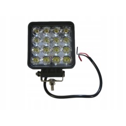 Darbinė lempa 16 LED 12v 24v kvadratinė halogeninė lempa