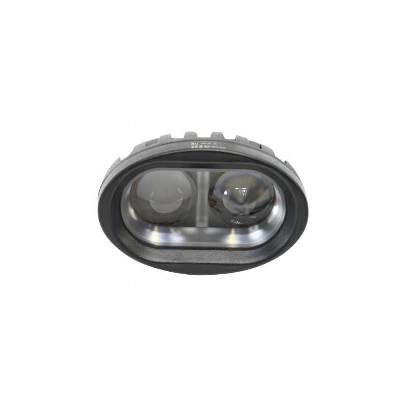 Elipsės mėlynos spalvos LED darbo lempa