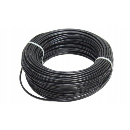 Pneumatinė žarna, poliuretanas, 6 x 4 mm, juoda, 1 metras