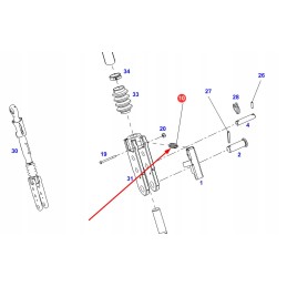 945870030050 pakabos rankenos spyruoklė